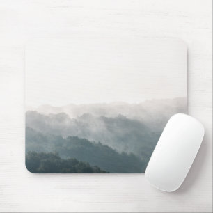 Foggy Forest Nature Photograph Mouse Pad