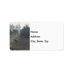 Foggy Grazing Label