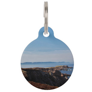 Foggy Horizon Past White Point Pet Tag