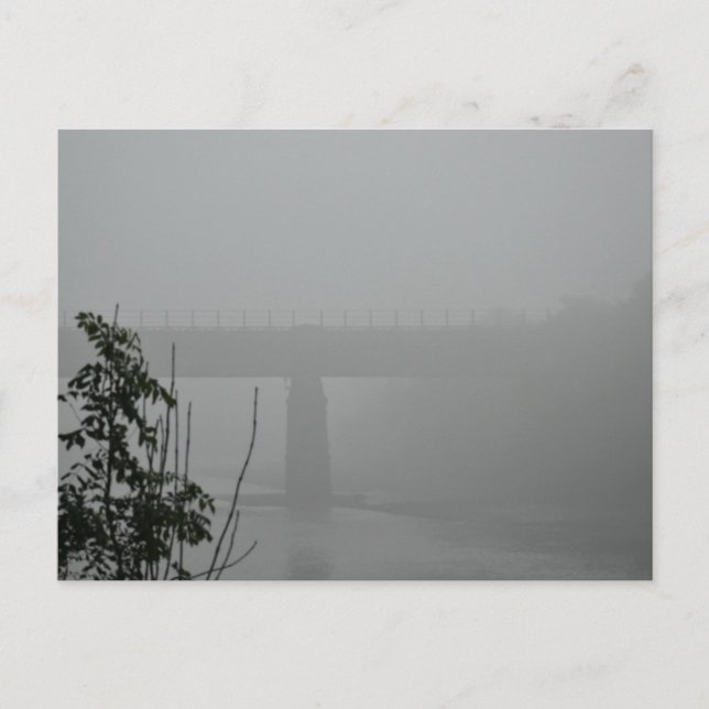 Foggy Morning Postcard (Front)