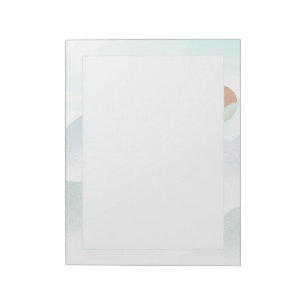 Foggy Mountain View Notepad
