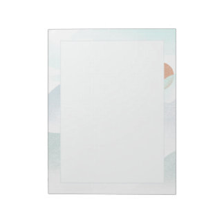 Foggy Mountain View Notepad