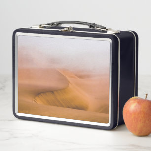 Foggy Namib Desert Metal Lunch Box