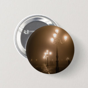 Foggy Piazza San Marco, Venice 6 Cm Round Badge