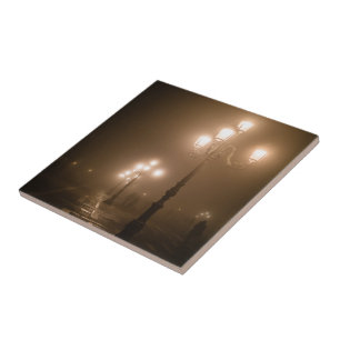 Foggy Piazza San Marco, Venice Ceramic Tile