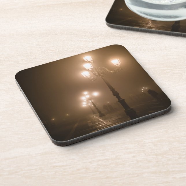 Foggy Piazza San Marco, Venice Coaster (Left Side)
