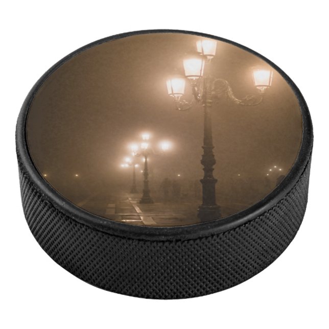 Foggy Piazza San Marco, Venice Hockey Puck (3/4)