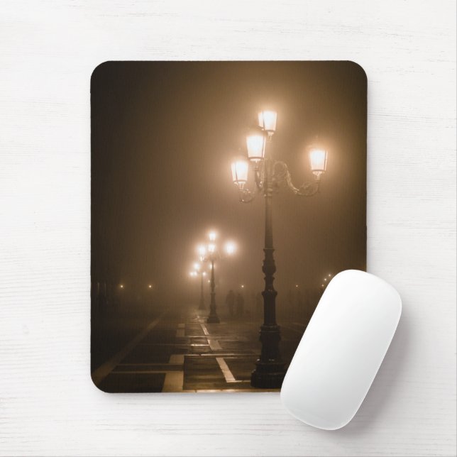 Foggy Piazza San Marco, Venice Mouse Pad (With Mouse)