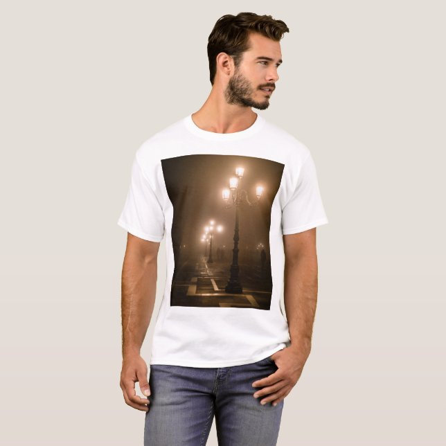 Foggy Piazza San Marco, Venice T-Shirt (Front Full)