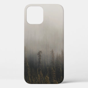 FOGGY PINE TREES iPhone 12 CASE