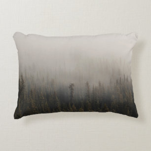 FOGGY PINE TREES DECORATIVE CUSHION