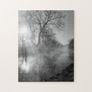 Foggy River Morning Sunrise Jigsaw Puzzle