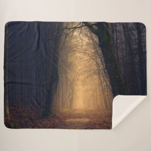 FOGGY ROAD SHERPA BLANKET
