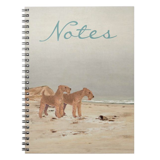 Foggy Seashore Notebook (Front)