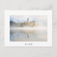 Foggy sunrise at Lake Bled