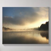 Foggy Sunrise on Lake Junaluska