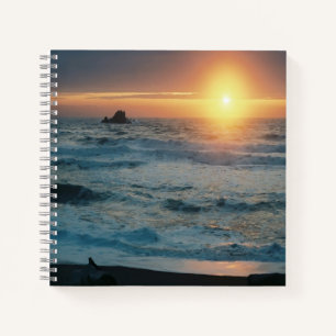 Foggy Sunset/Seascape...... Notebook