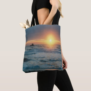 Foggy Sunset/Seascape..... Tote Bag