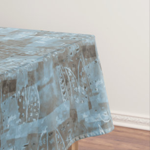 foggy town pattern tablecloth