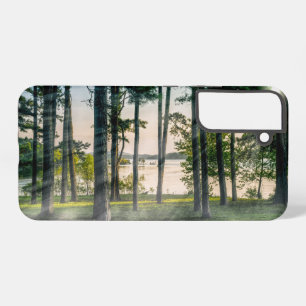 Foggy Trees At Table Rock Samsung Phone Case