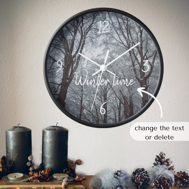 Foggy Winter Forest Clock (Creator Uploaded)