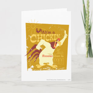 Foghorn Ah'm a chicken Card
