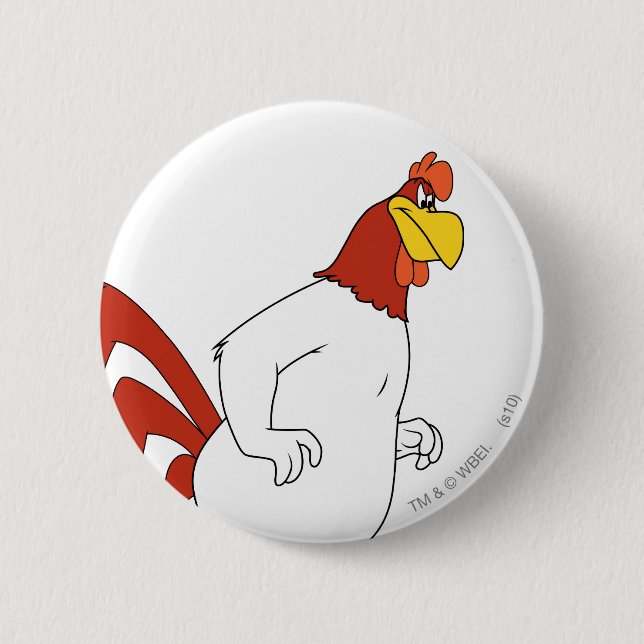 Foghorn Leghorn 6 Cm Round Badge (Front)