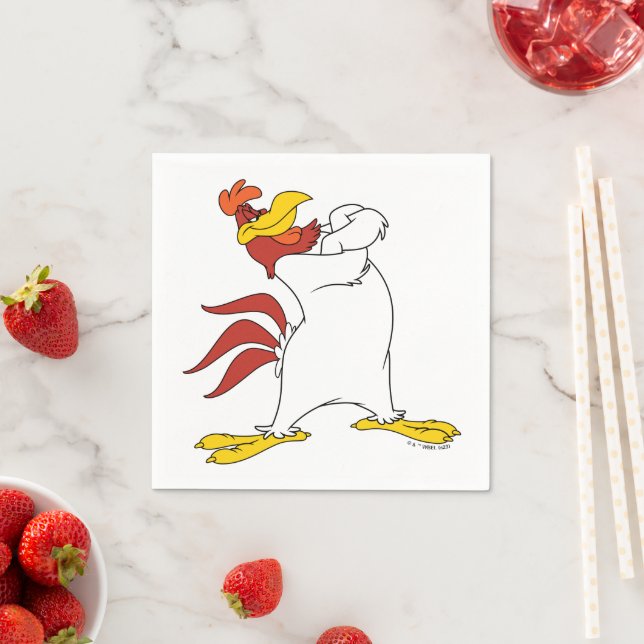 Foghorn Leghorn Arms Crossed Napkin (Insitu)