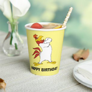 Foghorn Leghorn Arms Crossed Paper Cups