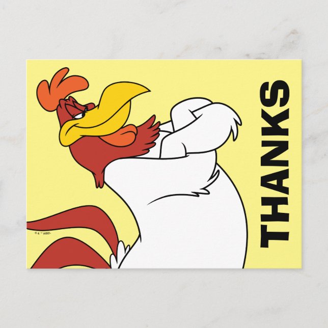 Foghorn Leghorn Arms Crossed Postcard (Front)