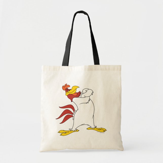 Foghorn Leghorn Arms Crossed Tote Bag (Front)