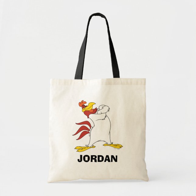Foghorn Leghorn Arms Crossed Tote Bag (Front)