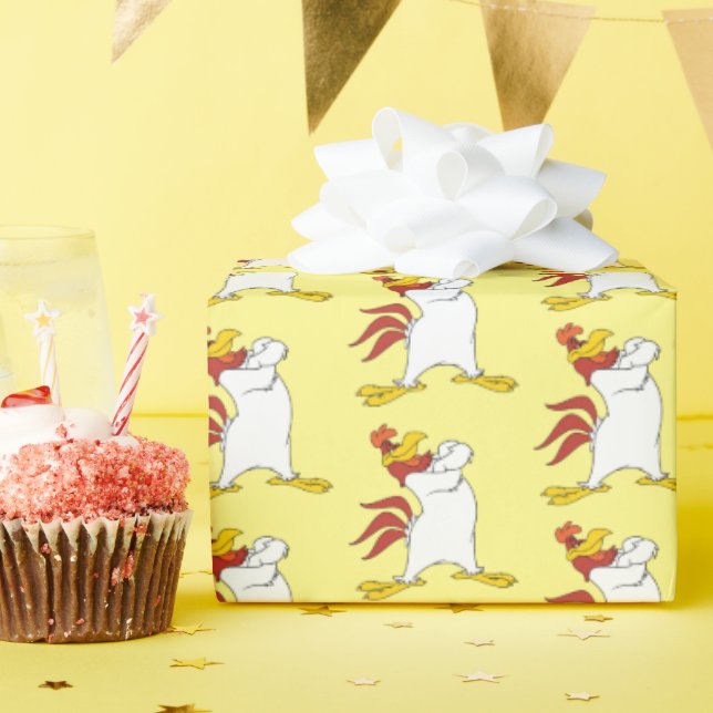 Foghorn Leghorn Arms Crossed Wrapping Paper (Birthday Party)