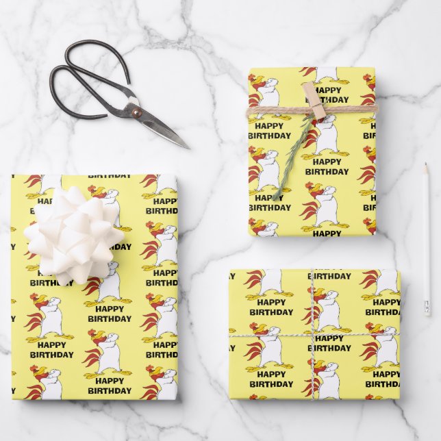 Foghorn Leghorn Arms Crossed Wrapping Paper Sheet (Front)