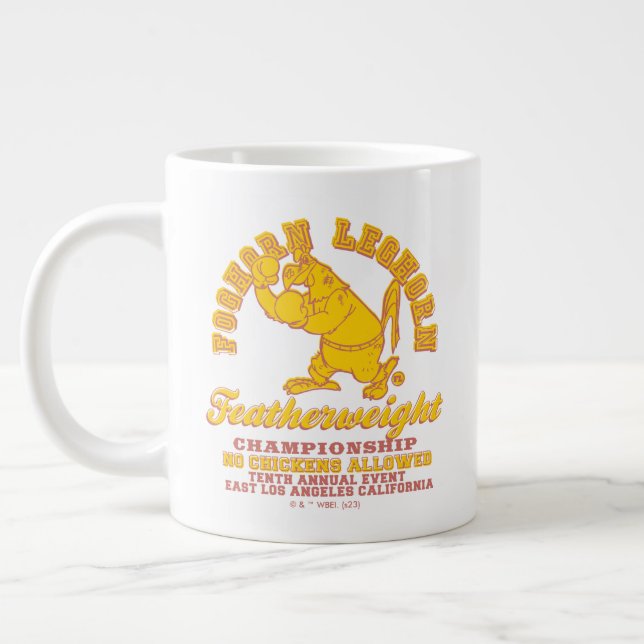 Foghorn Leghorn Featherweight Championship Large Coffee Mug (Left)