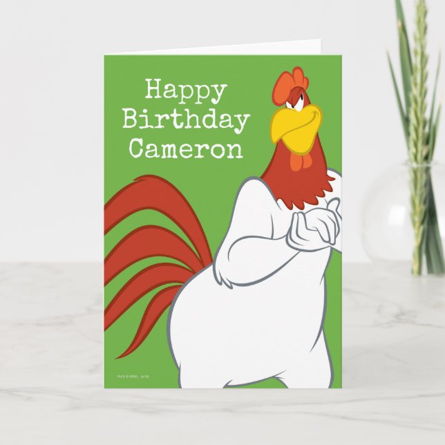 Foghorn Leghorn | Mischievous Stare Card (Front)