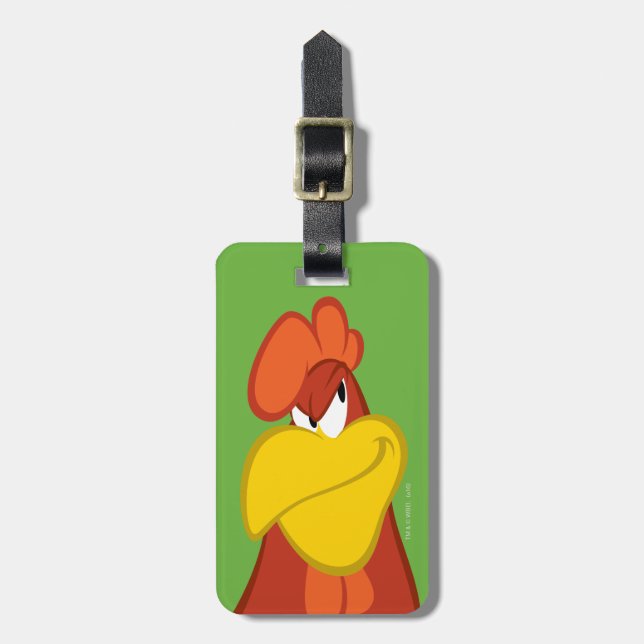 Foghorn Leghorn | Mischievous Stare Luggage Tag (Front Vertical)