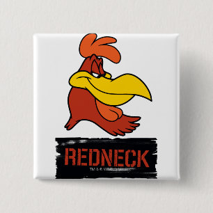 Foghorn Redneck 15 Cm Square Badge