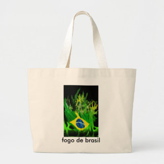 Fogo de Brasil Large Tote Bag
