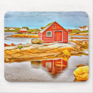 Fogo Island Fishing Shack Mousepad