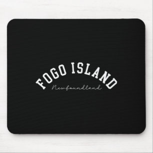 Fogo Island Newfoundland Canada College Text  Mouse Pad
