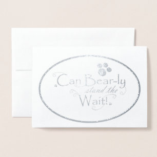 Foil Breast Cancer Christmas Card