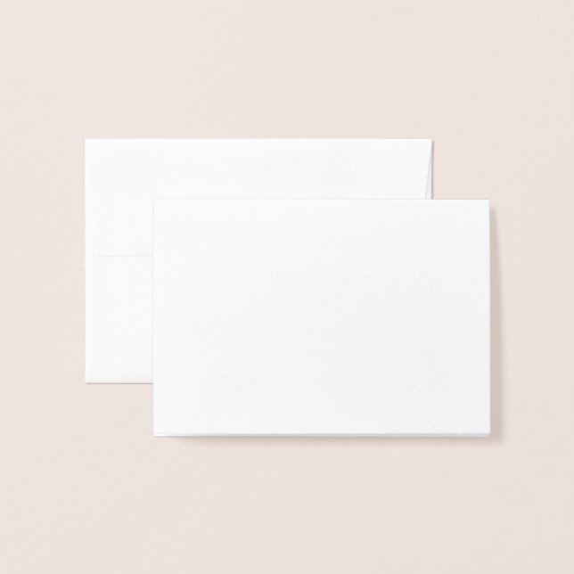 Foil Card (Front With Envelope)