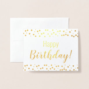Foil Card - Happy Birthday! - Personalised