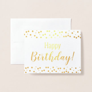Foil Card - Happy Birthday! - Personalised