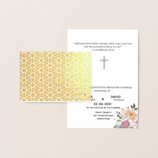 Foil Card / wedding invitation card