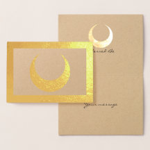 Foil Crescent Moon