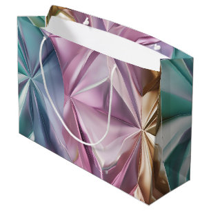 Foil Crinkle Pattern Large Gift Bag