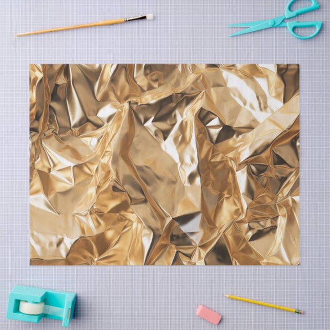 Foil Crinkle Pattern Tissue Paper (Craft)