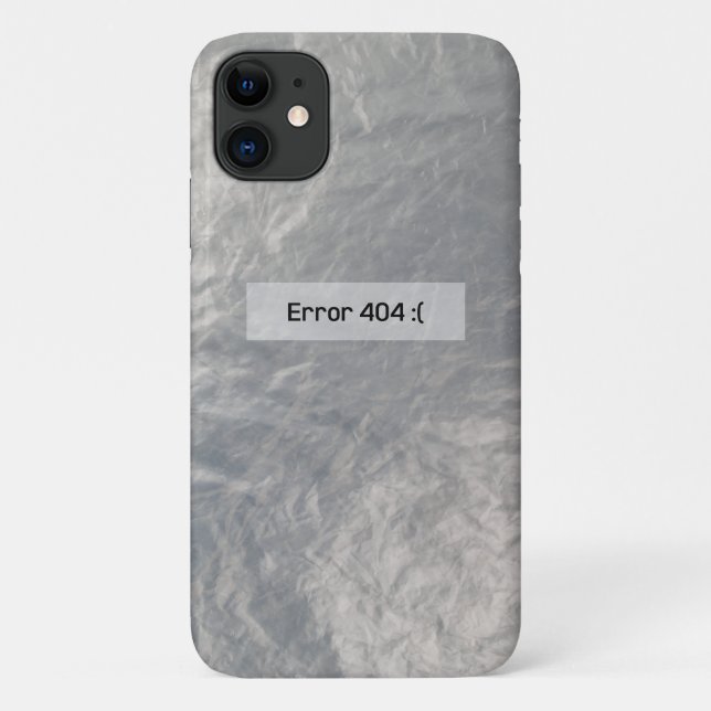 Foil Error 404 Case-Mate iPhone Case (Back)
